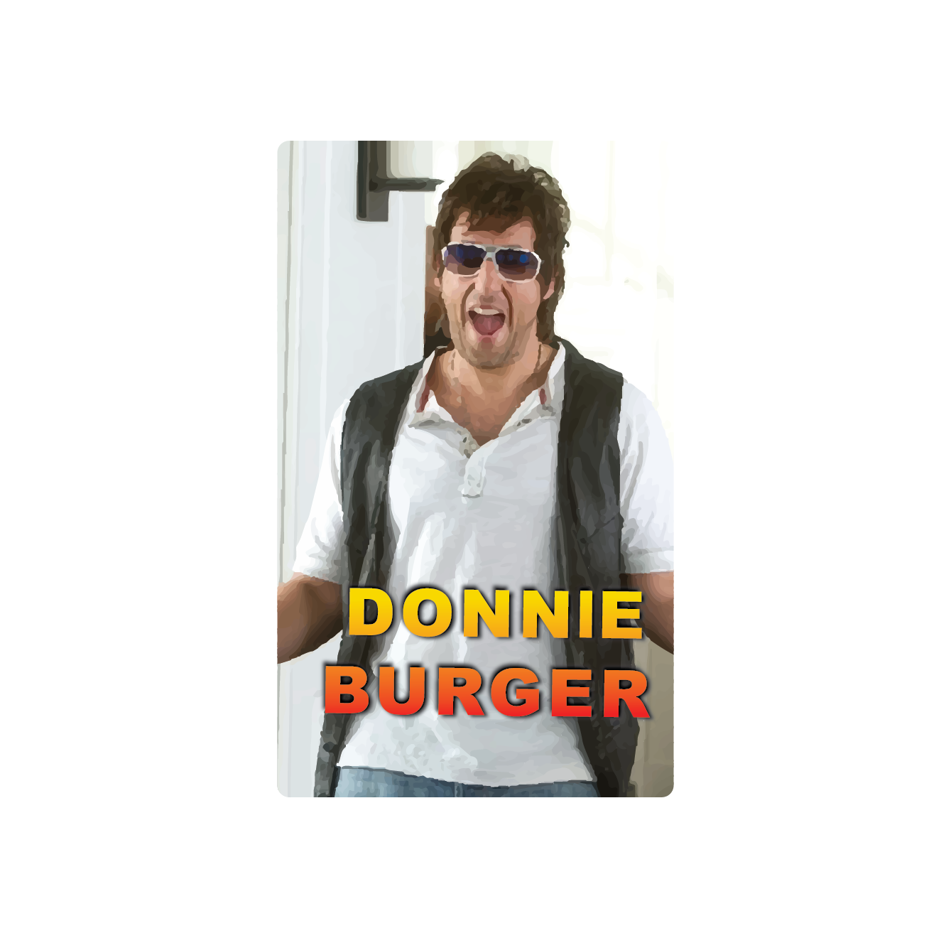 Exotics Donnie Burger cannabis indica strain label artwork