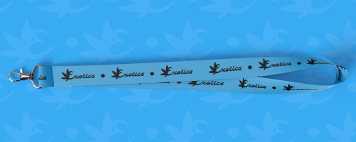 Blue Exotics logo lanyard