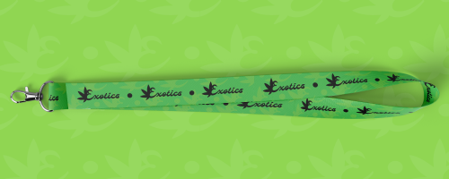 Green Exotics logo lanyard