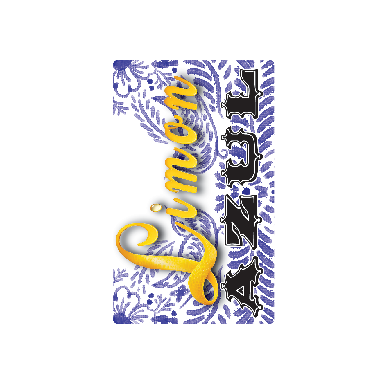 Exotics Limon Azul cannabis hybrid strain label artwork