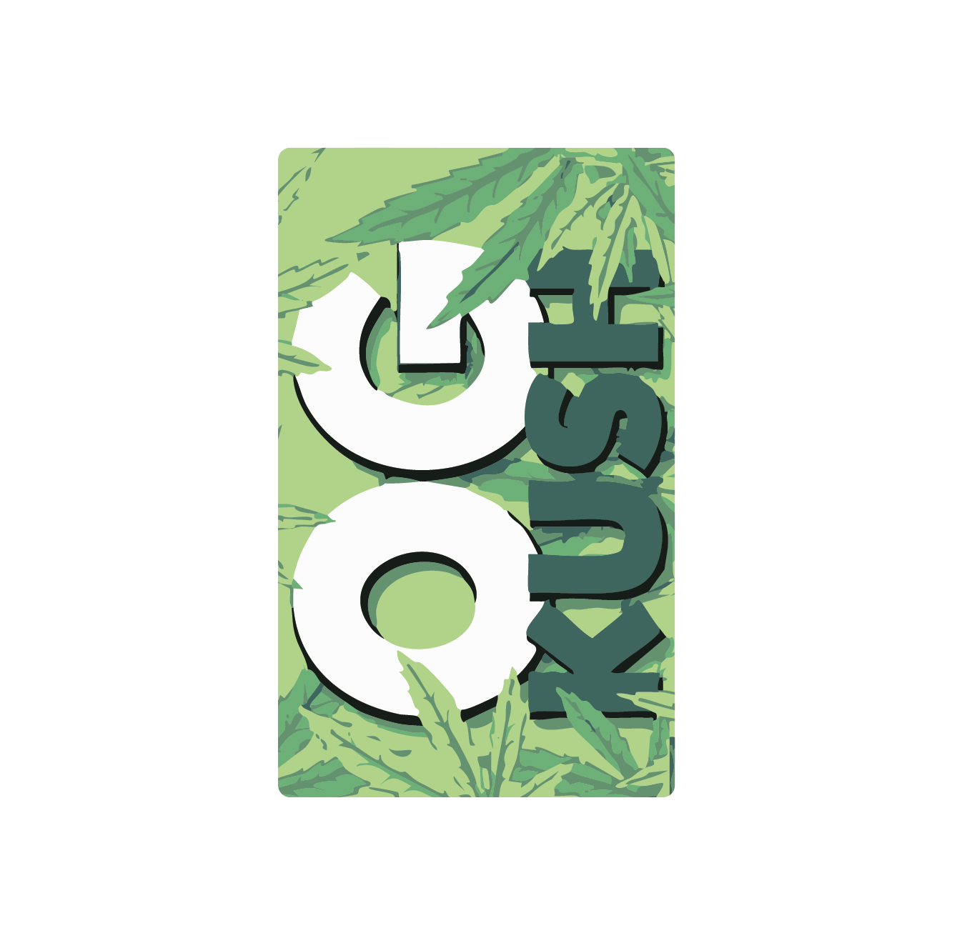 Exotics OG Kush cannabis hybrid strain label artwork