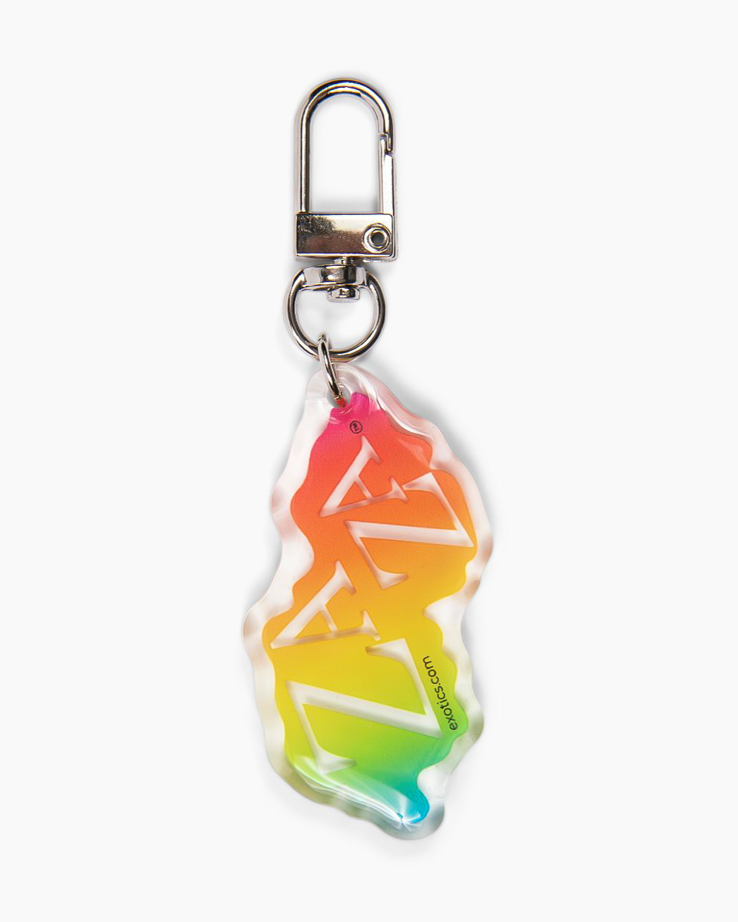 Exotics rainbow ZaZa logo keychain