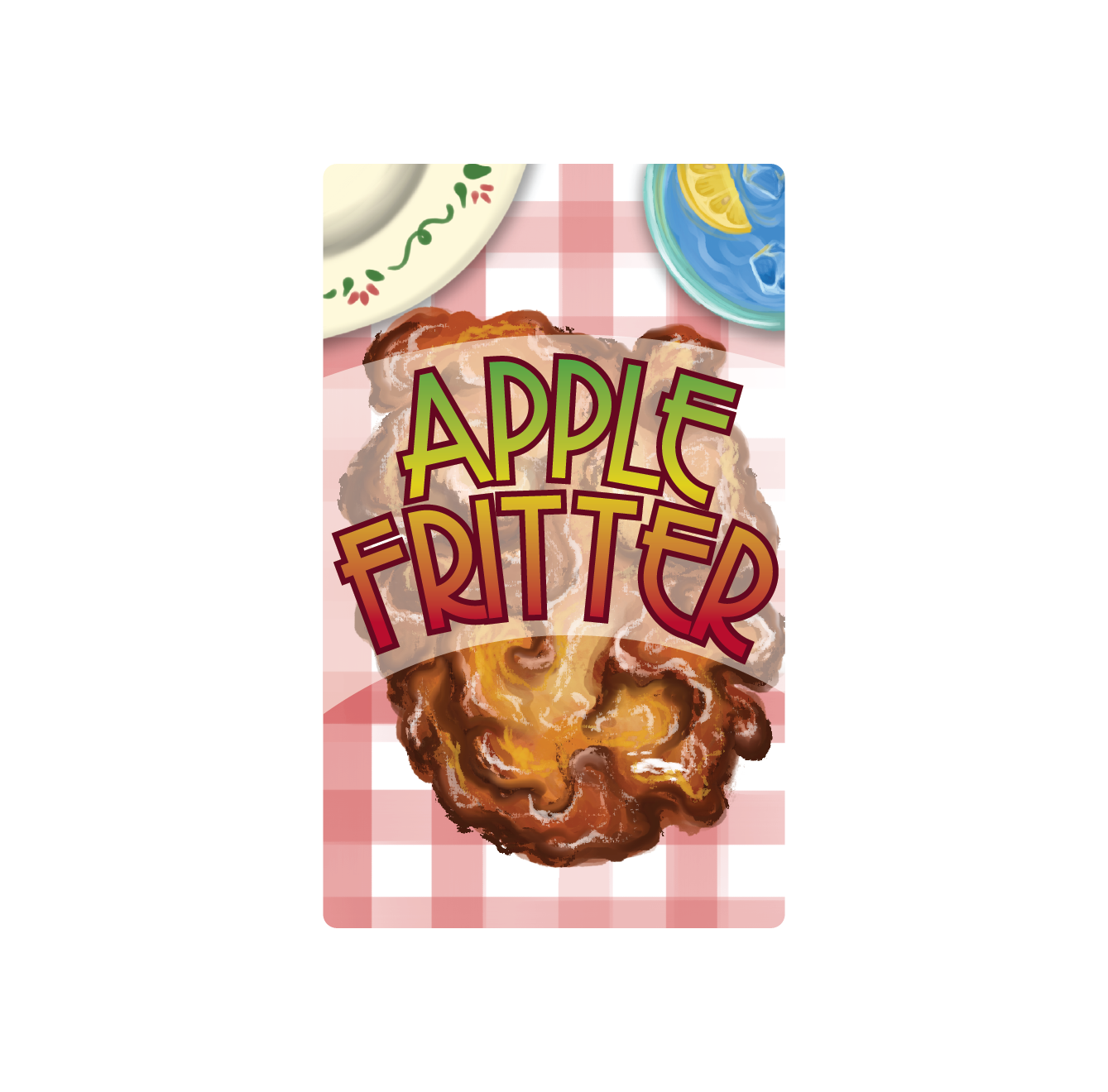 Exotics Apple Fritter cannabis hybrid strain label artwork