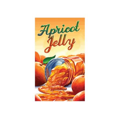 Exotics Apricot Jelly cannabis sativa strain label artwork