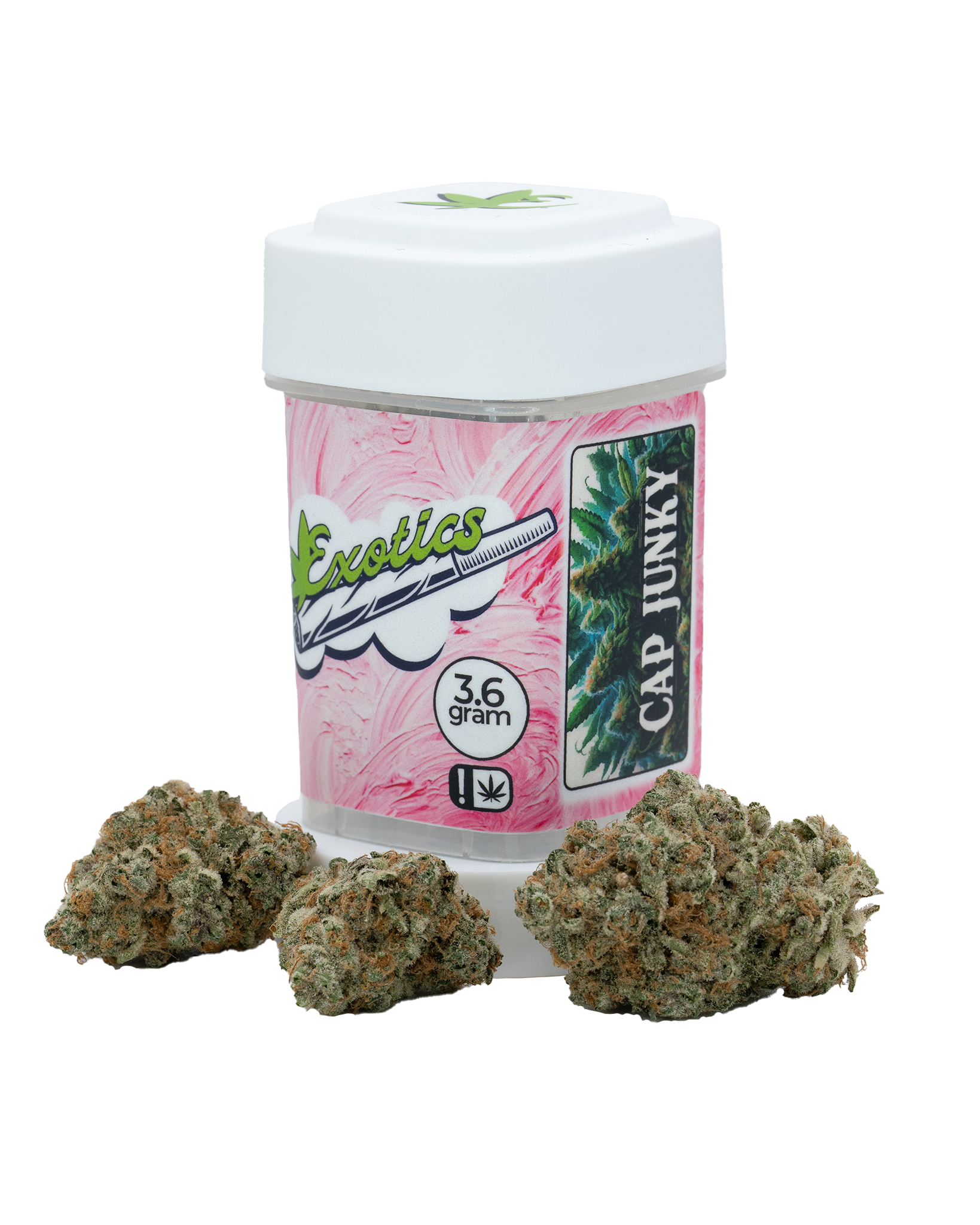 Exotics Cap Junky cannabis hybrid strain