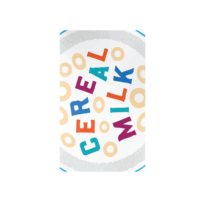 Exotics Cereal Milk cannabis hybrid strain label artwork