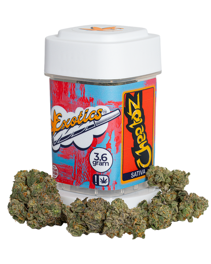 Exotics Cheetoz cannabis sativa hybrid strain