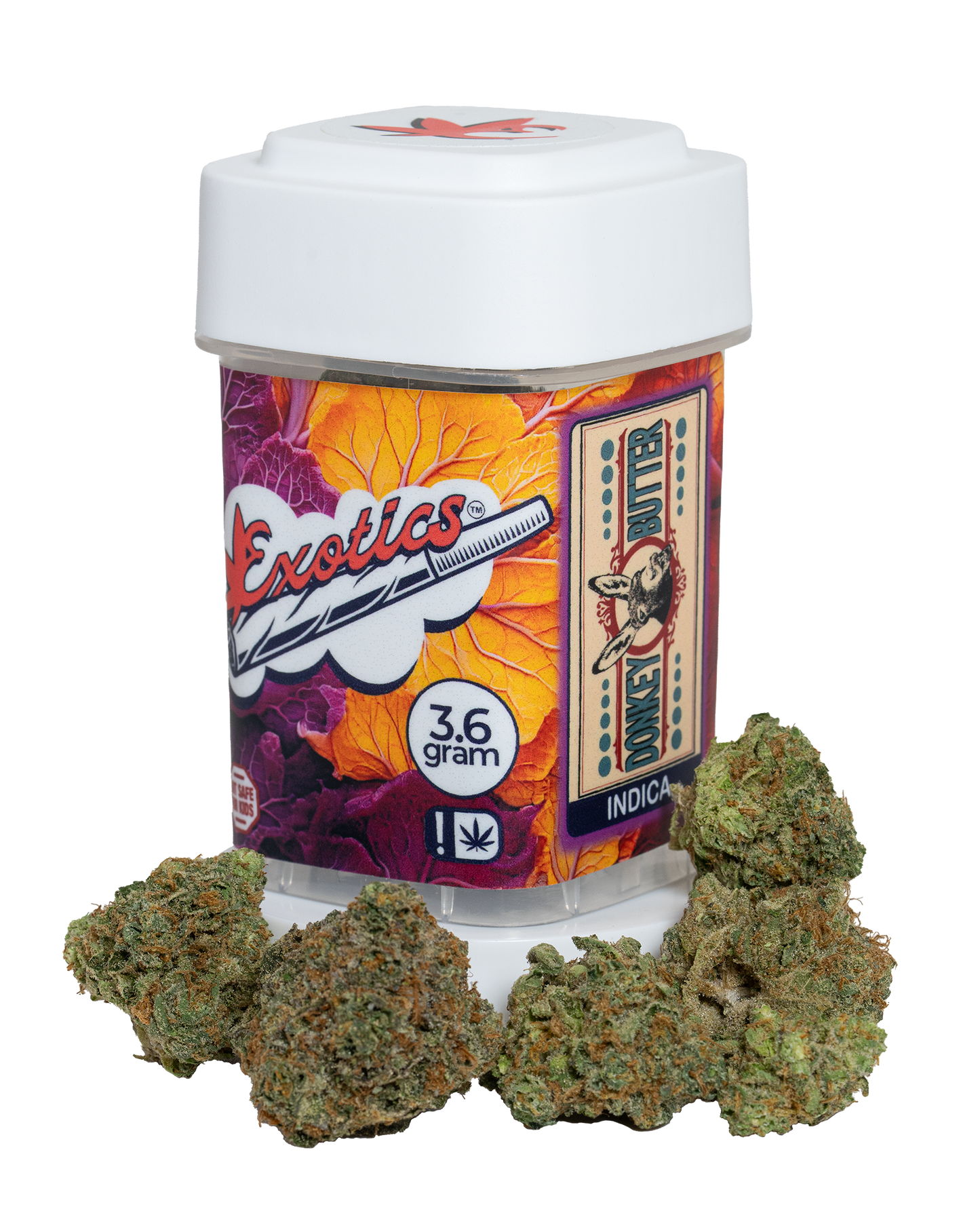 Exotics Donkey Butter cannabis indica hybrid strain