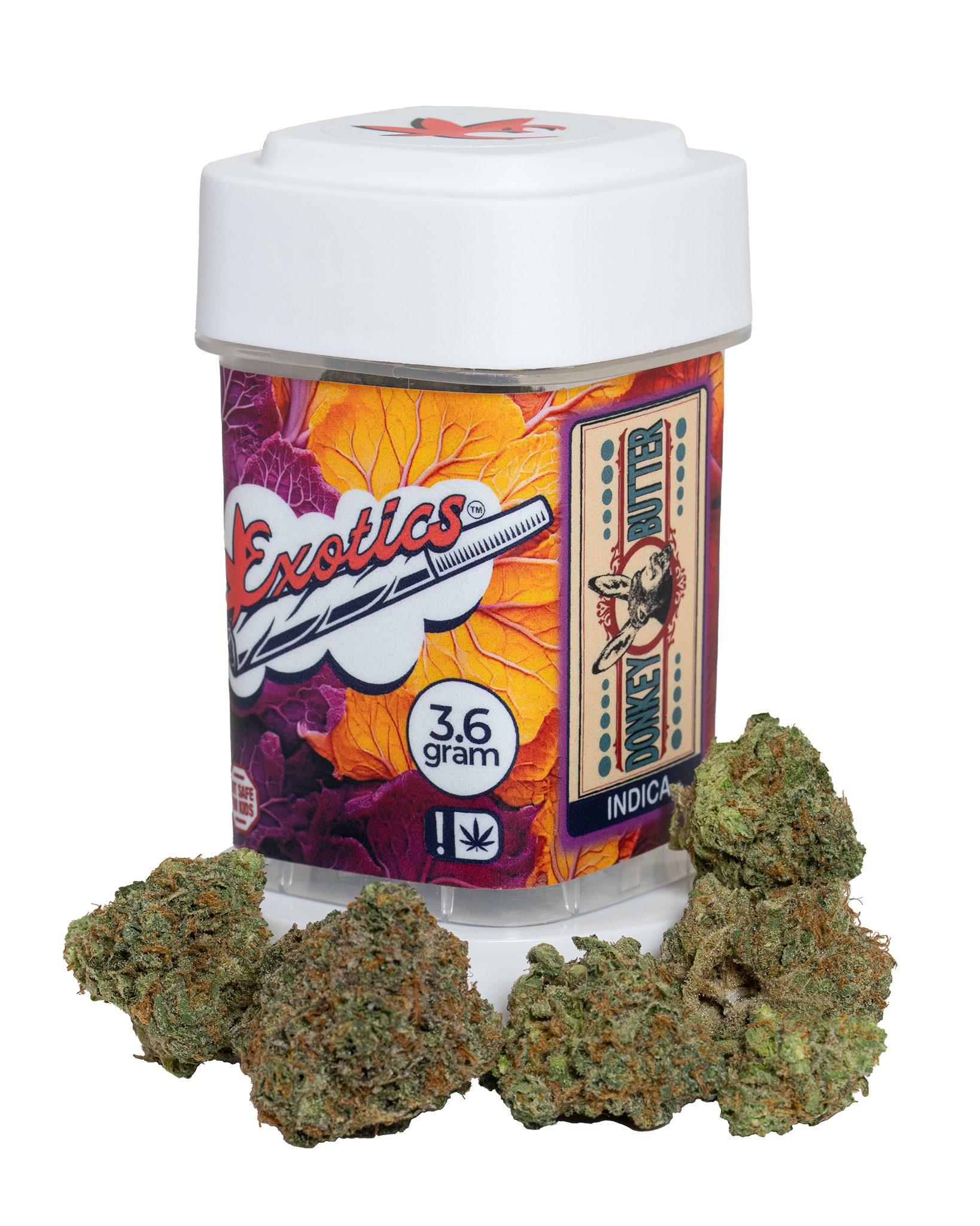 Exotics Donkey Butter cannabis indica hybrid strain
