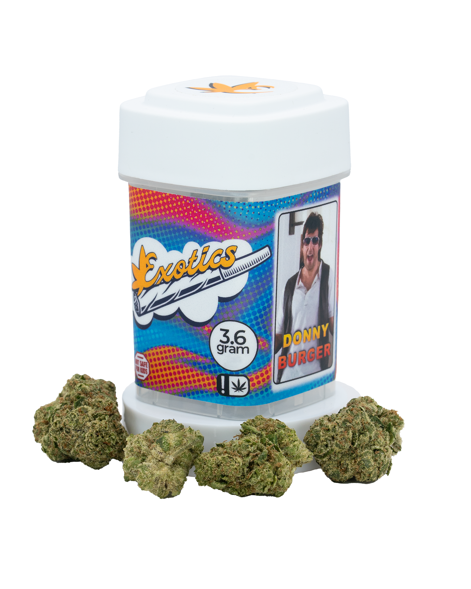 Exotics Donnie Burger cannabis indica strain