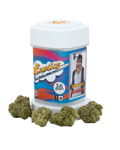Exotics Donnie Burger cannabis indica strain