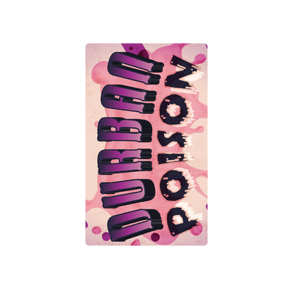 Exotics Durban Poison sativa cannabis strain label artwork
