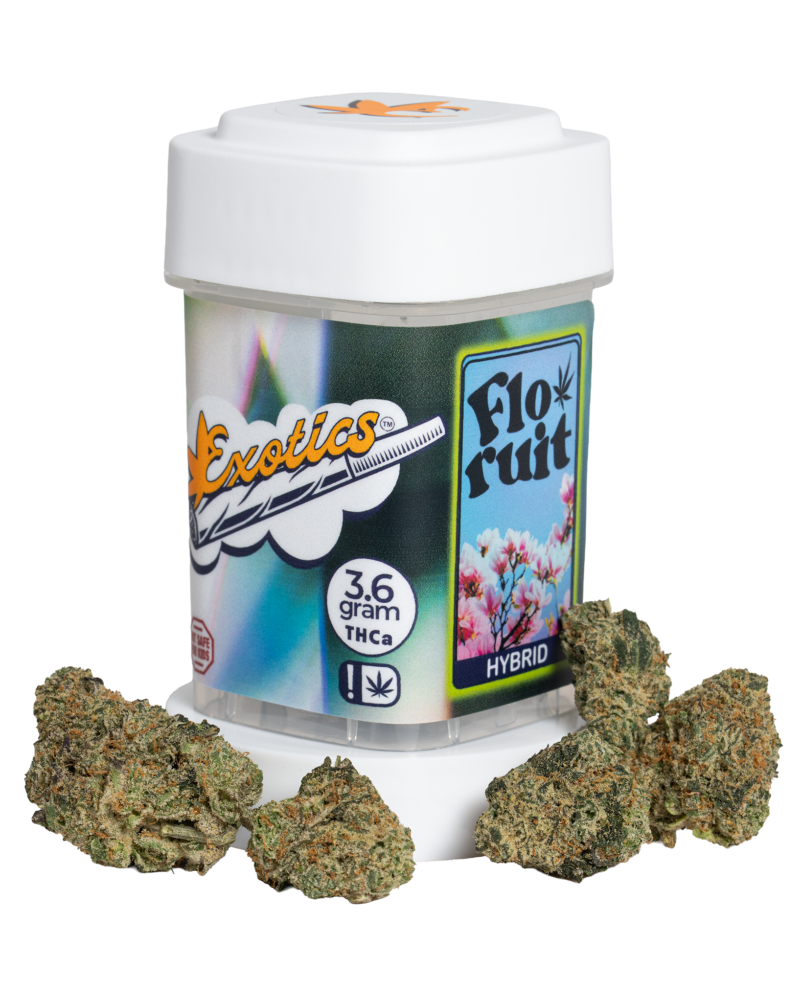 Exotics Flo Fruit cannabis hybrid strain