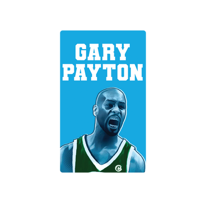 Exotics Gary Payton hybrid cannabis strain label artwork