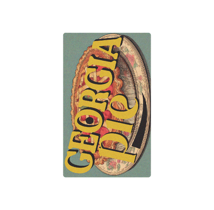 Exotics Georgia Pie cannabis hybrid strain label artwork