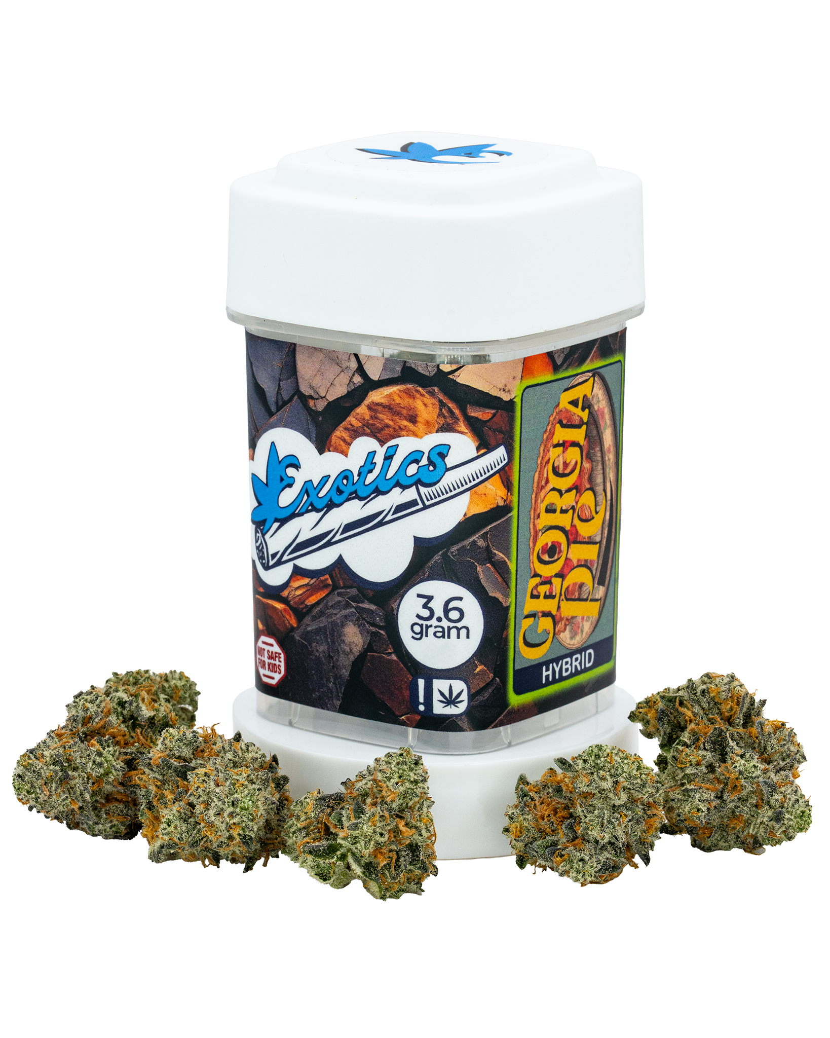 Exotics Georgia Pie cannabis hybrid strain