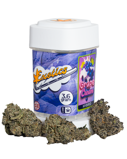Exotics Grape Cream cannabis hybrid strain
