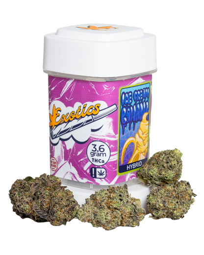 Exotics Ice Cream Banana cannabis hybrid strain