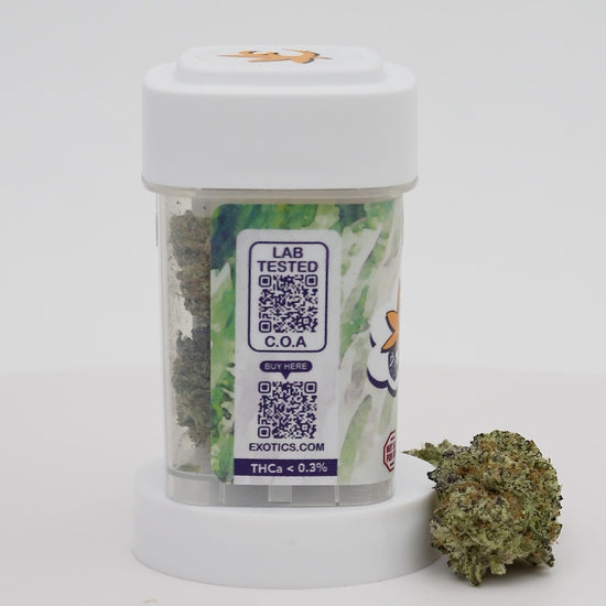 Exotics Marshmellow OG indica cannabis strain carousel video