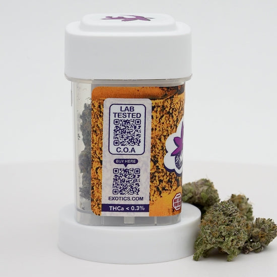 Exotics Black Rock Lava Cake cannabis indica hybrid strain carousel video