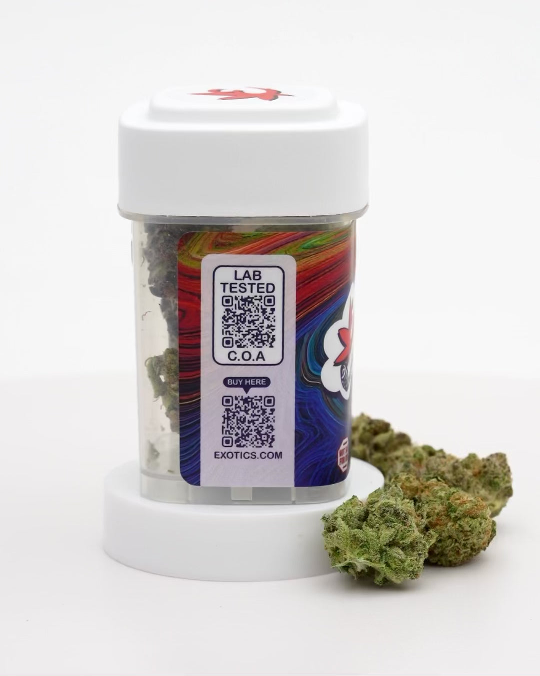 Exotics Apple Fritter cannabis hybrid strain