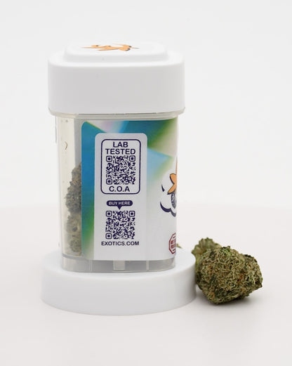 Exotics Flo Ruit cannabis hybrid strain carousel video