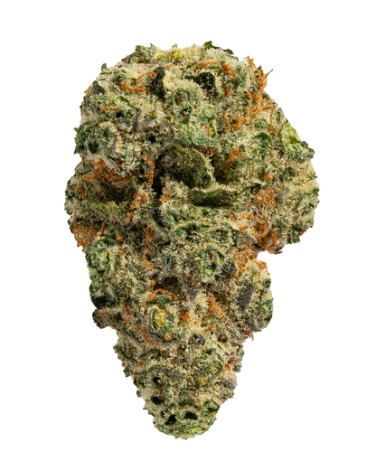 Exotics Rainbow Push Pop cannabis indica hybrid strain flower