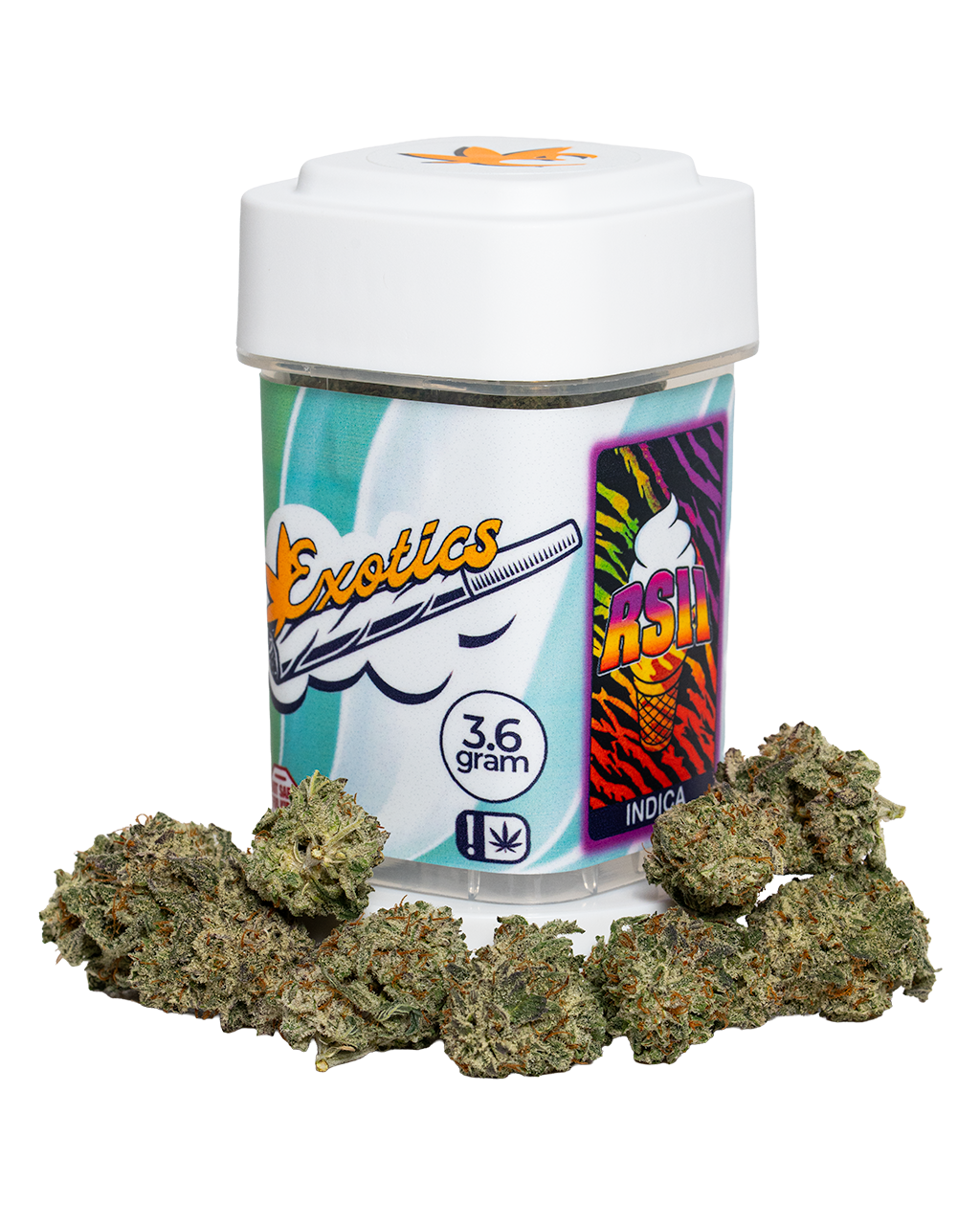 Exotics RS11 indica hybrid cannabis strain