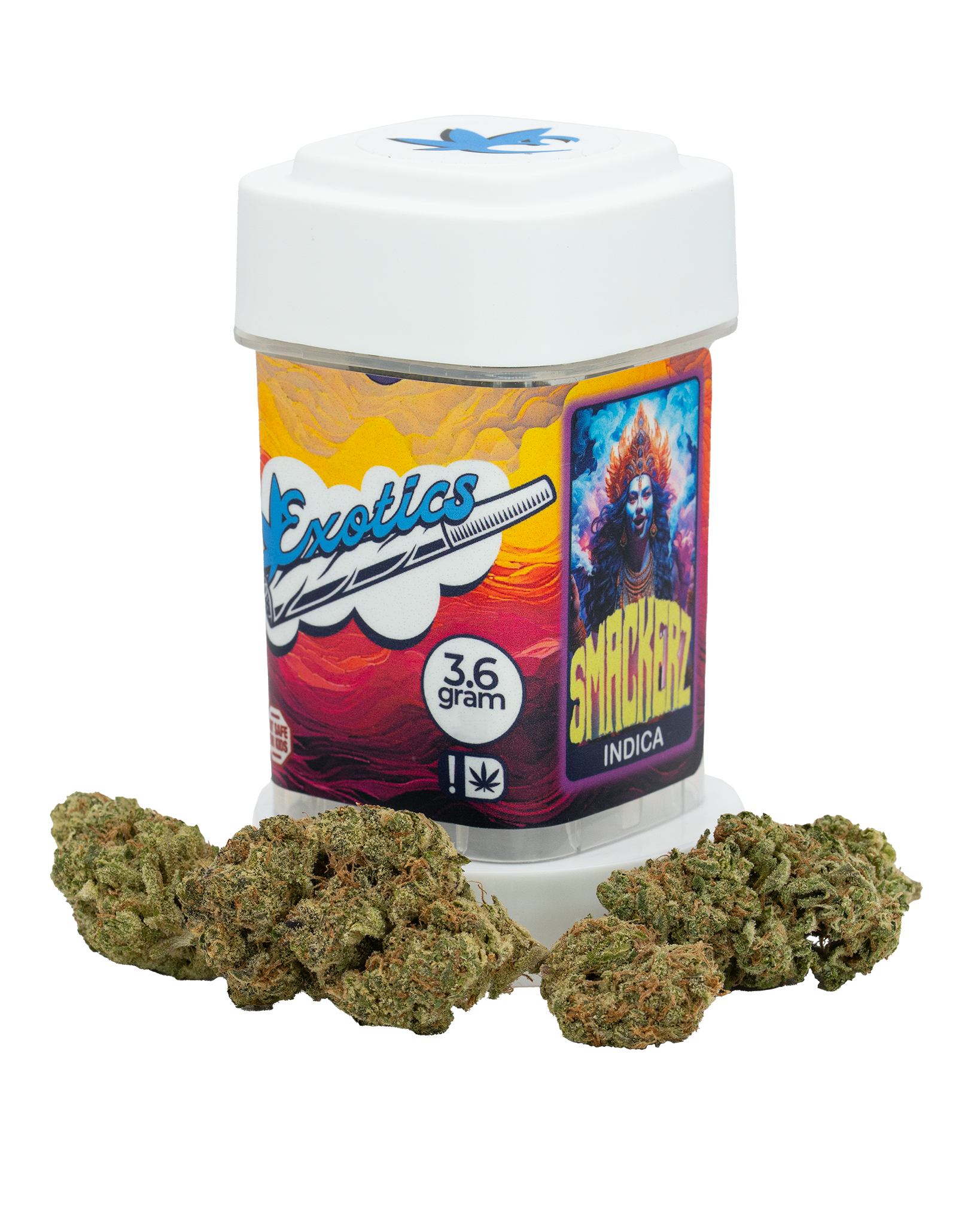 Exotics Smackerz cannabis indica hybrid strain