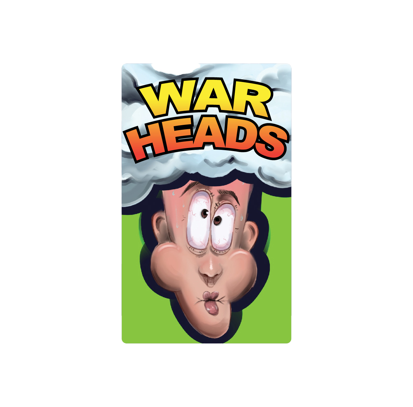 Exotics War Heads cannabis sativa hybrid strain label artwork