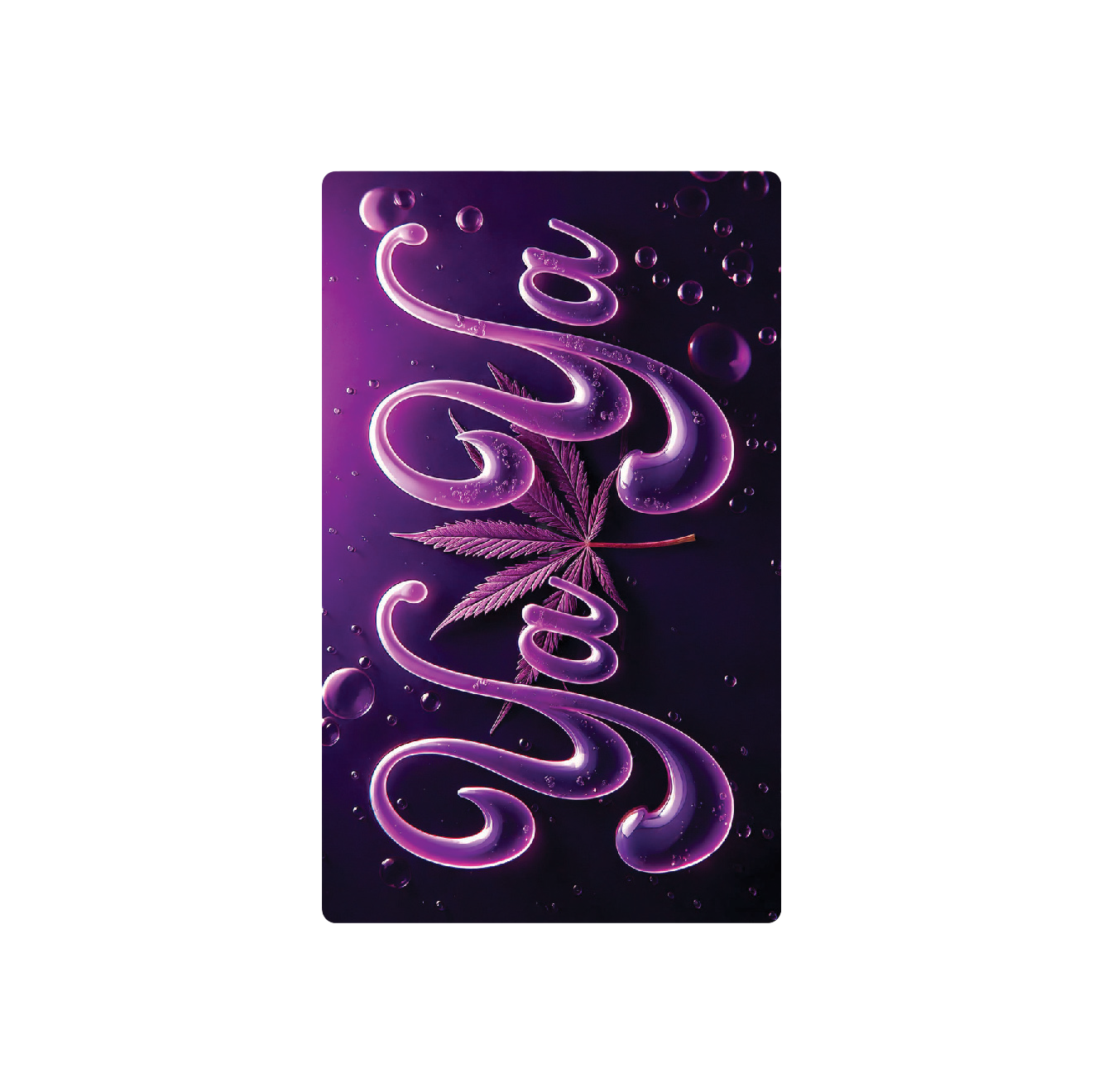 Exotics Yaya sativa cannabis strain label artwork